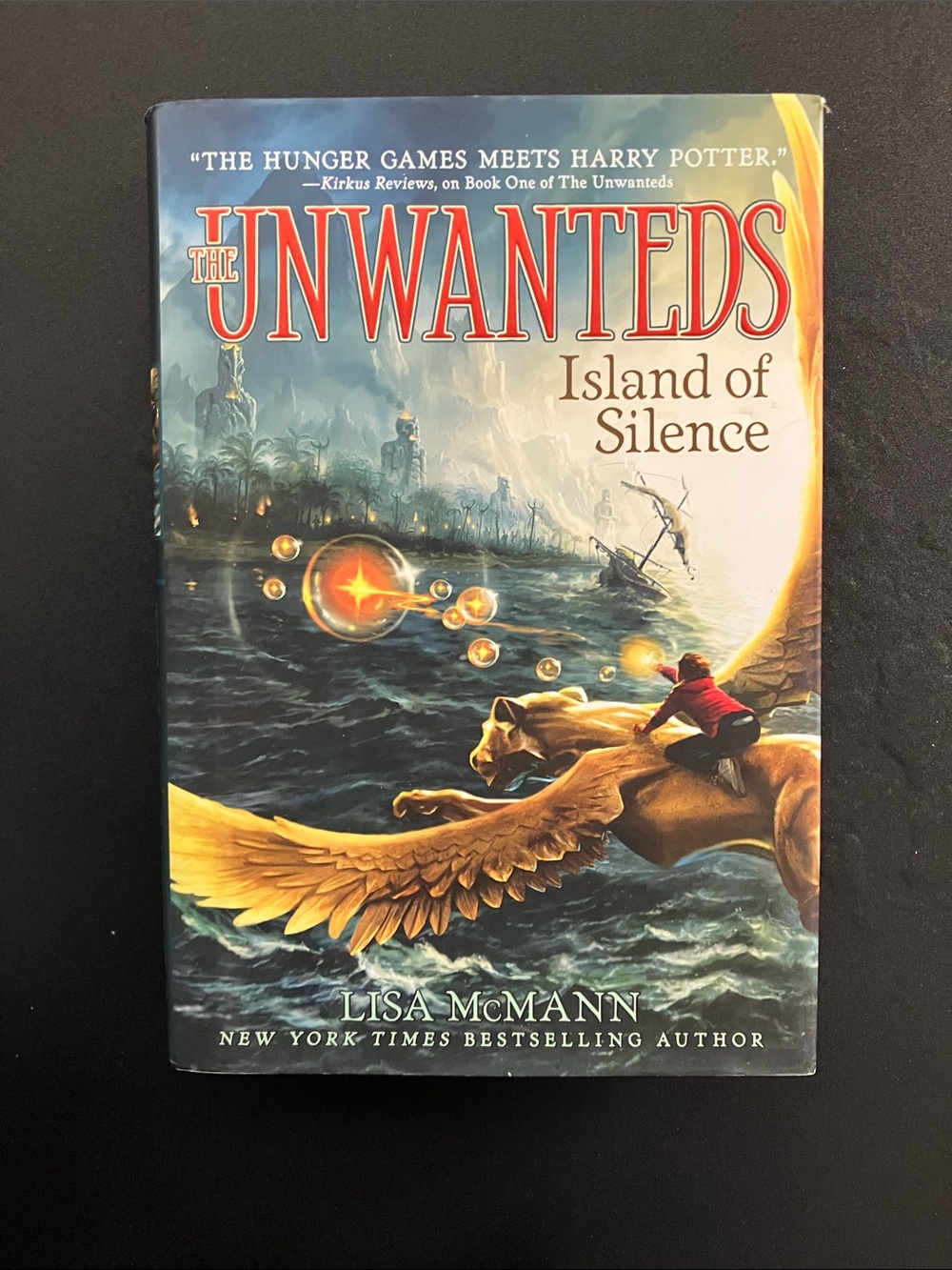 Island of Silence The Unwanteds Book 2 by Lisa McMann Hardcover2012